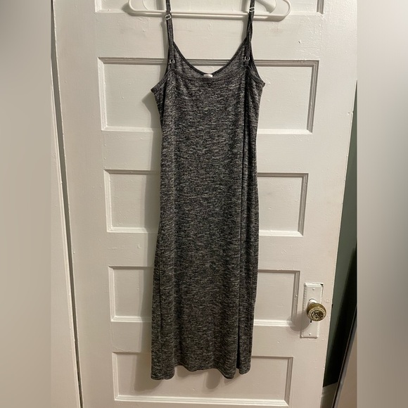 Grey Sweater Tank Midi Dress - Picture 2 of 2